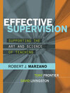 Effective Supervision Supporting the Art and Science of Teaching by Robert J. Marzano eBook